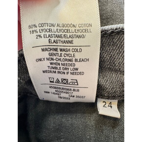 Joes Jeans Skinny Ankle Size 24 Mid- Rise Bluebell Stretch Black Wash Denim NWT - Picture 6 of 10